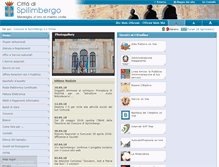 Tablet Screenshot of comune.spilimbergo.pn.it